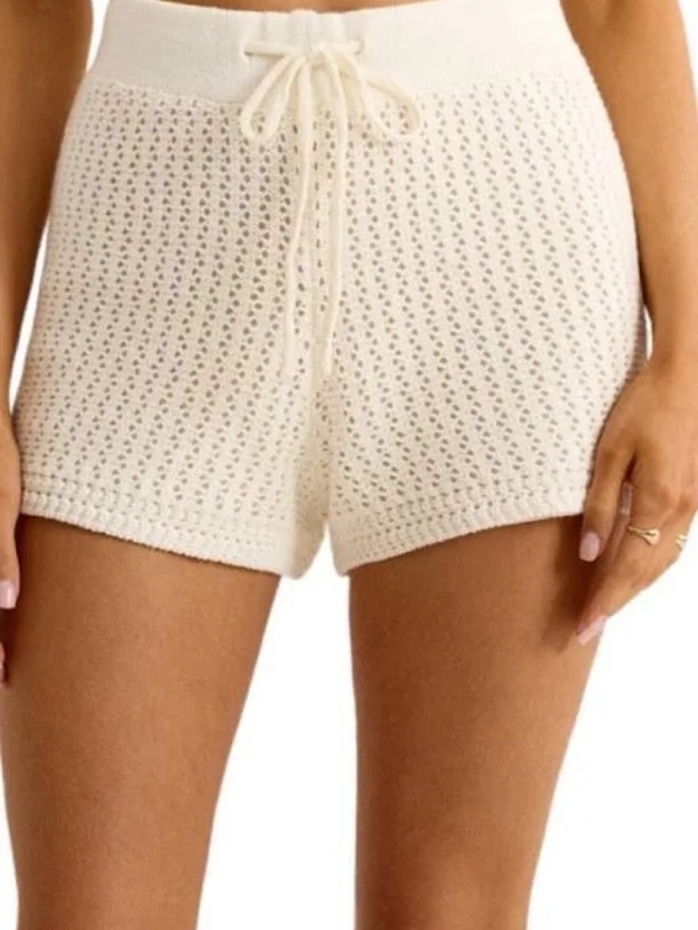 Z Supply Priam Crochet Cotton Drawstring Women’s Short